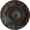 Ekena Millwork Whitman Ceiling Medallion (For Canopies up to 3 3/4"), 13"OD x 1 3/8"P, Bronze Blue Patina CM13WHBBS - alternate 1
